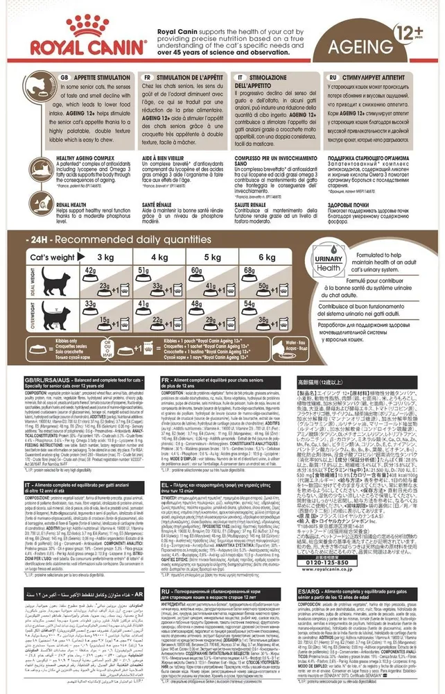 Royal Canin Ageing +12 для кошек старше 12 лет
