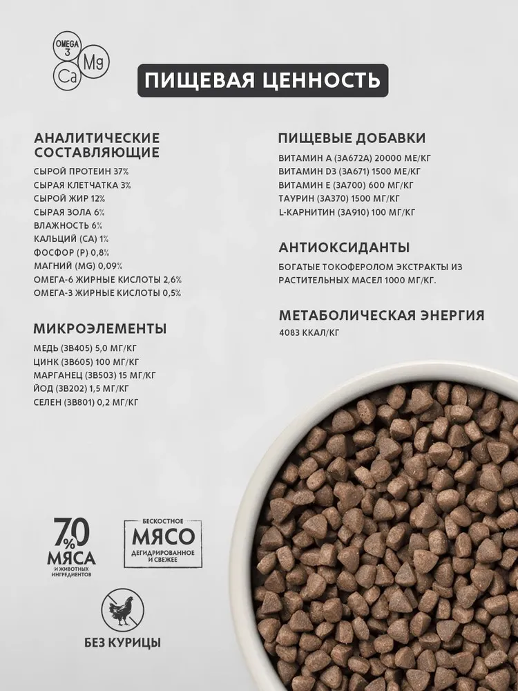 Grandorf Cat Sterilised кролик с рисом корм для стерилизованных кошек и котов