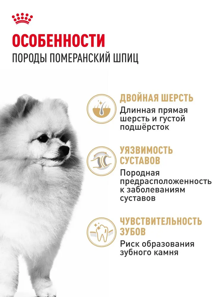 Royal Canin Pomeranian Adult Dry корм для собак породы померанский шпиц