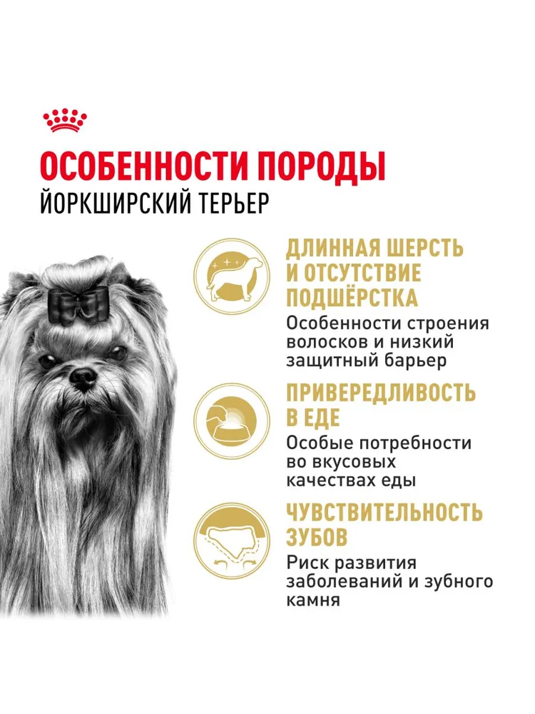 Royal Canin Yorkshire Terrier Adult для собак породы йоркширский терьер