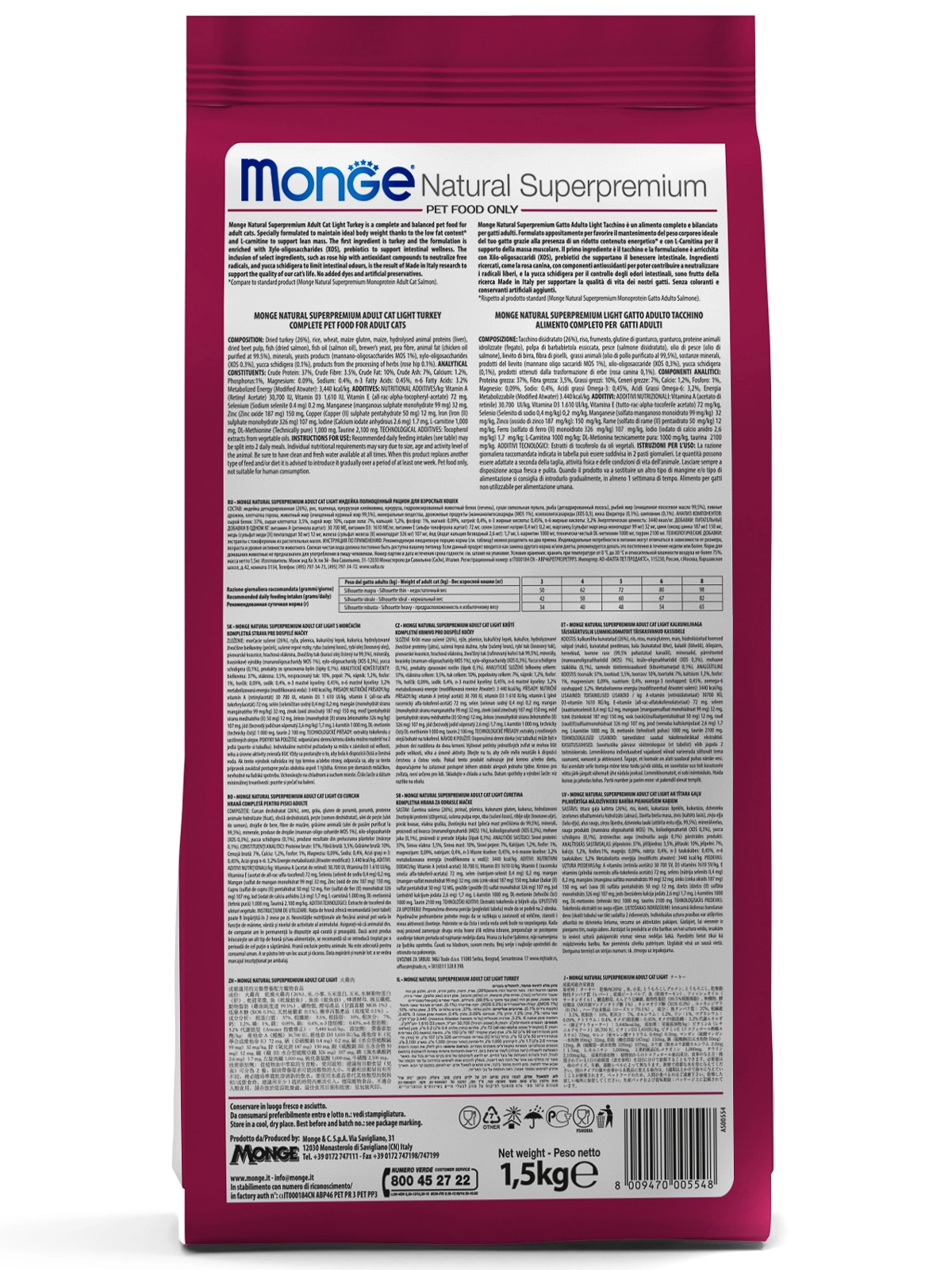 Monge Cat Indoor корм для домашних кошек