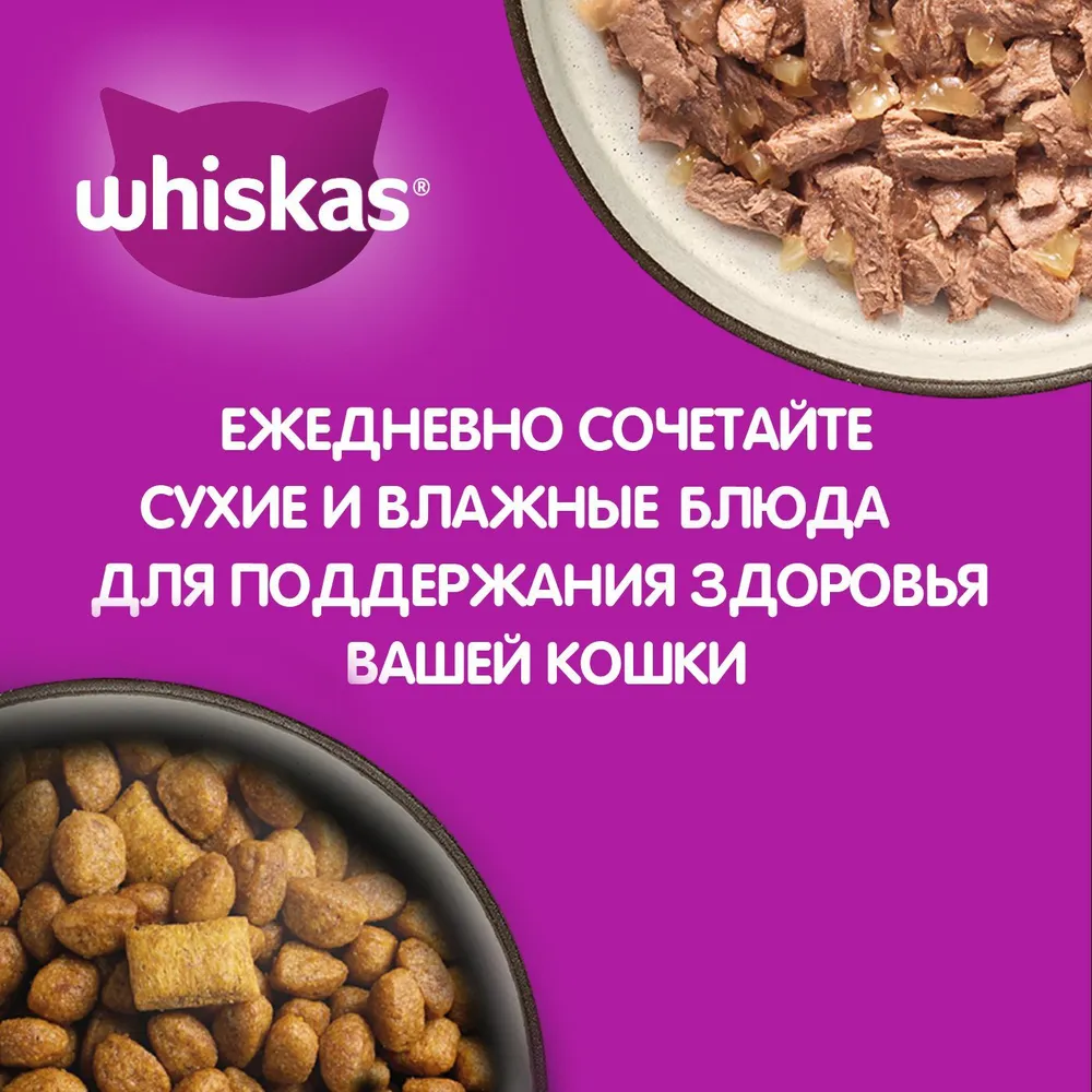 Whiskas Вкусные подушечки для котят