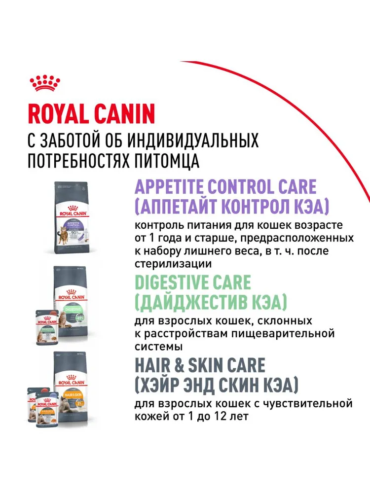 Royal Canin Urinary Care для профилактики МКБ у кошек