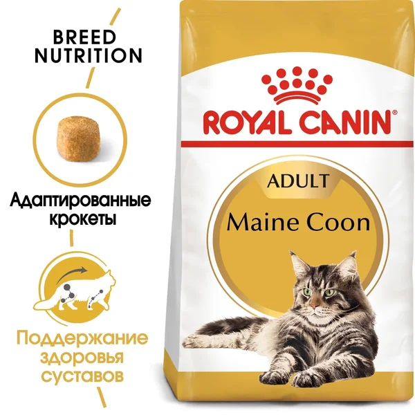 Royal Canin Maine Coon Adult для кошек породы мейн-кун