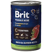 Brit Premium by Nature консервы для щенков всех пород (Телятина, 410 г.) Brit Premium by Nature консервы для щенков всех пород (Телятина, 410 г.)