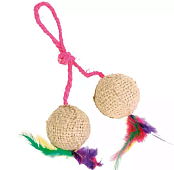 Trixie мячики джутовые с мятой для кошек