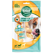 Трубочки витые жевательные с мясом курицы Трубочки витые жевательные с мясом курицы