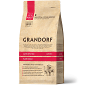 Grandorf Cat Indoor корм для взрослых кошек (Ягненок и индейка, 2 кг.)
