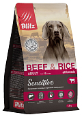 Blitz Adult Dog для взрослых собак всех пород (Говядина и рис, 1,8 кг.) Blitz Adult Dog для взрослых собак всех пород (Говядина и рис, 1,8 кг.)