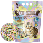 Cat Step Tofu Tutti Frutti наполнитель растительный комкующийся (2,7 кг., 6 л.)