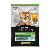 Pro Plan Nutrisavour Sterilised пауч для стерилизованных кошек и котов (кусочки в соусе) (Курица, 85 г.) Pro Plan Nutrisavour Sterilised пауч для стерилизованных кошек и котов (кусочки в соусе) (Курица, 85 г.)