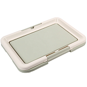 Туалет Triol с креплением под пеленки для собак  (63 х 49 х 4 см.Оливковый)