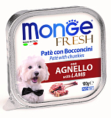 Monge Dog Fresh консервы для собак (паштет) (Ягненок, 100 г.)