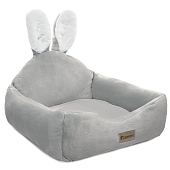 Гамма Лежанка "Зайка" (50 х 50 х 22 см., Серый)