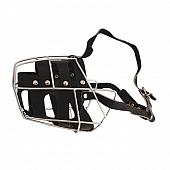 Гамма намордник металлический "Овчарка-сука" с кожаным вкладышем Гамма намордник металлический "Овчарка-сука" с кожаным вкладышем