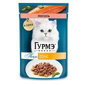 Гурмэ Перл пауч для кошек (кусочки в соусе) (Лосось, 75 г.)