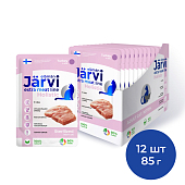 Jarvi Extra meat line пауч для стерилизованных кошек (кусочки в желе) (Индейка, 85 г. упаковка 12 шт) Jarvi Extra meat line пауч для стерилизованных кошек (кусочки в желе) (Индейка, 85 г. упаковка 12 шт)