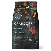 Grandorf FRESH Cat Adult Sterilized Lamb & Potato корм для взрослых кошек (Ягненок и батат, 2 кг.) Grandorf FRESH Cat Adult Sterilized Lamb & Potato корм для взрослых кошек (Ягненок и батат, 2 кг.)