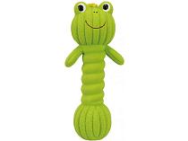 Trixie игрушка для собак гантель лягушка с пищалкой Trixie игрушка для собак гантель лягушка с пищалкой