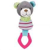 Trixie Junior игрушка для собак мишка с кольцом с пищалкой Trixie Junior игрушка для собак мишка с кольцом с пищалкой