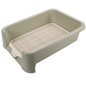 Туалет Triol глубокий для собак (52 х 40 х 15 см.Оливковый)