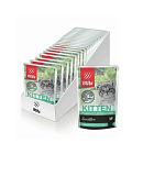 Blitz Kitten Sensitive пауч для котят (кусочки в соусе) (Индейка с потрошками, 85 г. упаковка 24 шт)