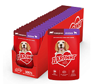 Дарлинг пауч для собак (кусочки в подливе) (Говядина и ягненок, 75 г. упаковка 26 шт) Дарлинг пауч для собак (кусочки в подливе) (Говядина и ягненок, 75 г. упаковка 26 шт)