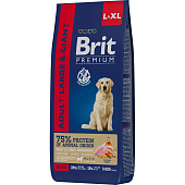 Brit Premium Dog Adult Large and Giant для взрослых собак крупных и гигантских пород (Курица, 15 кг.) Brit Premium Dog Adult Large and Giant для взрослых собак крупных и гигантских пород (Курица, 15 кг.)