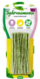 Зубочистки Пластинки жевательные (75 г.)