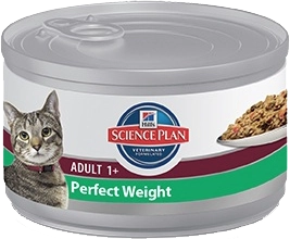 Hill's Science Plan Adult Perfect Weight консервы для кошек с лишним весом (паштет 82 г.)