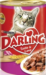 Darling консервы для кошек (кусочки в соусе)