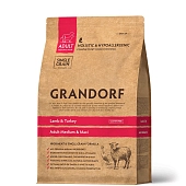 Grandorf Lamb & Turkey Medium корм для взрослых собак средних пород