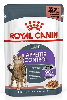 Royal Canin Appetite Control пауч для стерилизованнных кошек, склонных к выпрашиванию еды (в соусе)