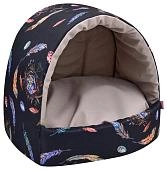 ZOOexpress LUX домик-лежанка для кошек эстрада птицы