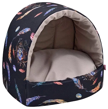 ZOOexpress LUX домик-лежанка для кошек эстрада птицы