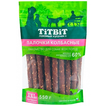 TiTBiT палочки колбасные для собак всех пород