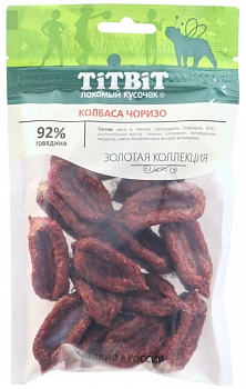TiTBiT "Золотая коллекция" колбаса Чоризо для собак