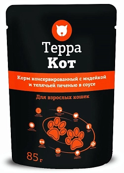 Терра Кот пауч для кошек в соусе