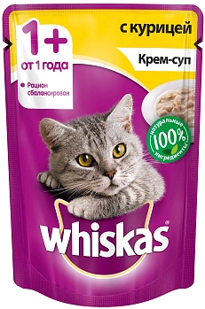 Whiskas пауч для кошек (крем-суп)