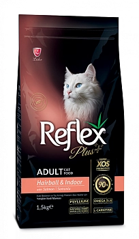 Reflex Plus Adult Hairball сухой корм для взрослых кошек для вывода шерсти