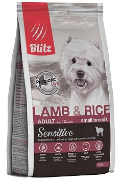 Blitz Adult Dog Small Breeds для взрослых собак мелких пород