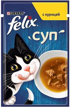Felix Soup пауч для кошек (кусочки в соусе)