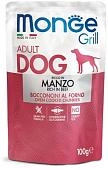 Monge Dog Grill Pouch пауч для собак (кусочки в соусе)