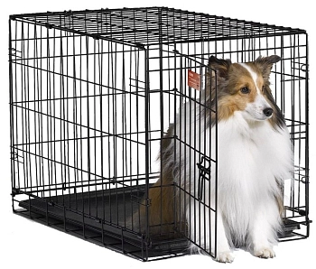 Клетка Midwest iCrate 1 дверь (черная)