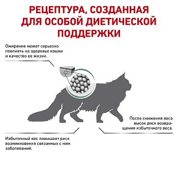 Royal Canin Satiety Weight Management корм для кошек с лишним весом