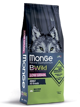 Monge Bwild Dog Low Grain низкозерновой корм из мяса дикого кабана (развес)