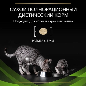 Pro Plan Veterinary Diets HA Hypoallergenic корм для кошек при лечении пищевой аллергии