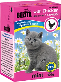Bozita Mini консервы для котят (кусочки в желе)