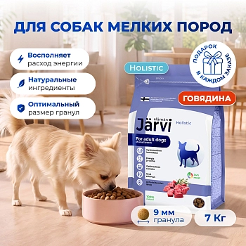 Jarvi сухой полнорационный корм для взрослых собак мелких пород