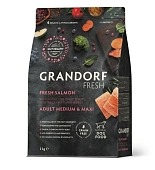 Grandorf FRESH Dog Salmon Adult Medium & Maxi корм для взрослых собак средних и крупных пород